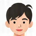 Abstract, stylized avatar icon