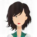 Abstract, stylized avatar icon