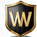 Stylized shield icon for warranty